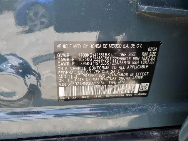 2025 HONDA HR-V SPORT  