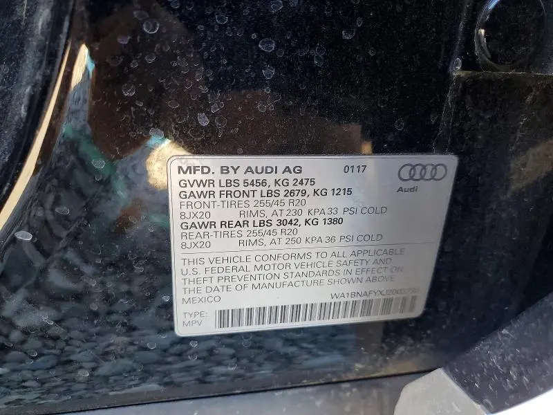 2018 AUDI Q5 PREMIUM PLUS  