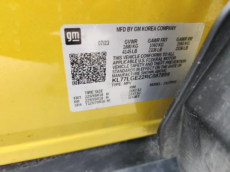 2024 CHEVROLET TRAX 1RS  