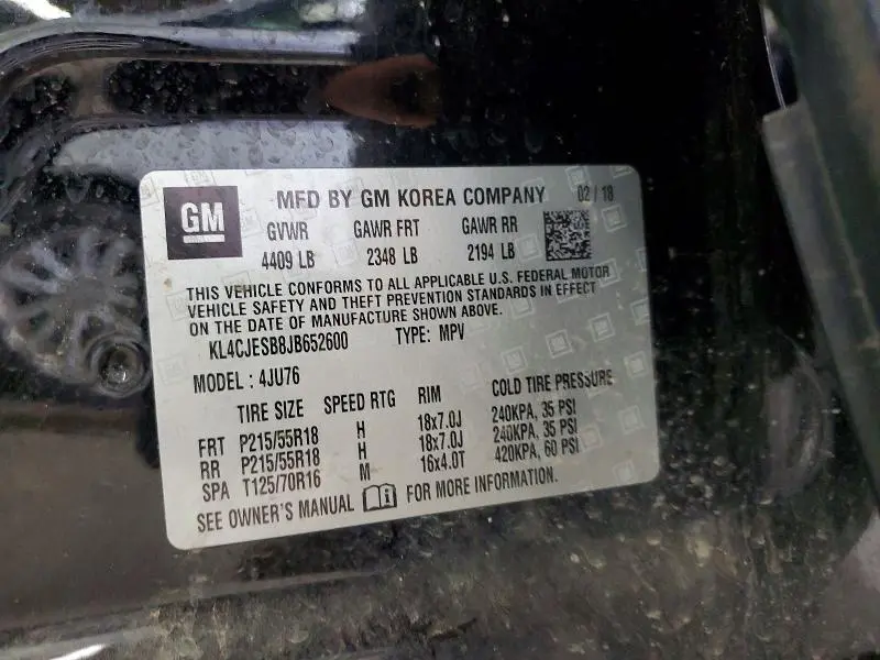 2018 BUICK ENCORE PREFERRED  