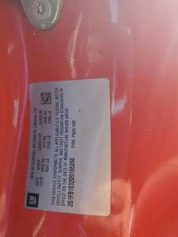 2013 CHEVROLET CAMARO LT  