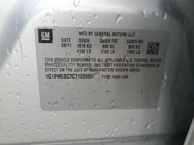 2012 CHEVROLET CRUZE LTZ  