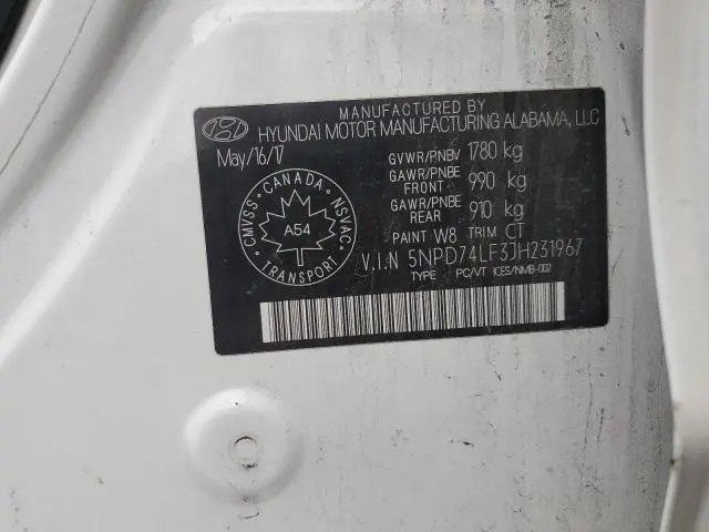 2018 HYUNDAI ELANTRA SE  