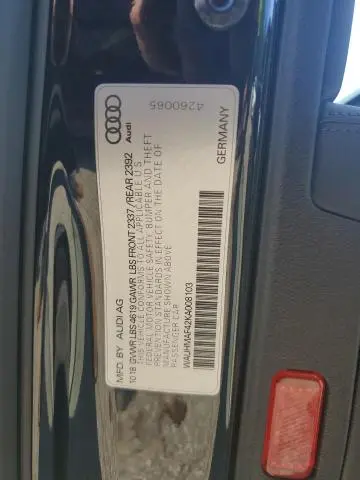 2019 AUDI A4 PREMIUM PLUS  