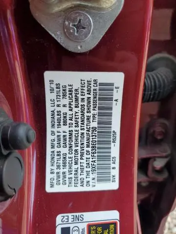 2011 HONDA CIVIC LX-S  