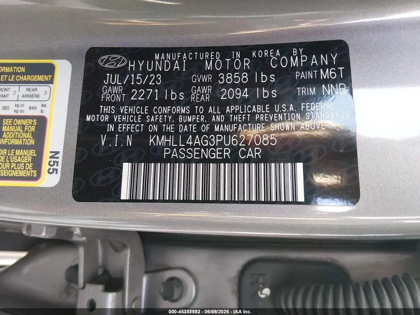 2023 HYUNDAI ELANTRA SE