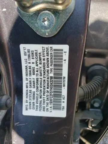 2017 HONDA CIVIC LX  