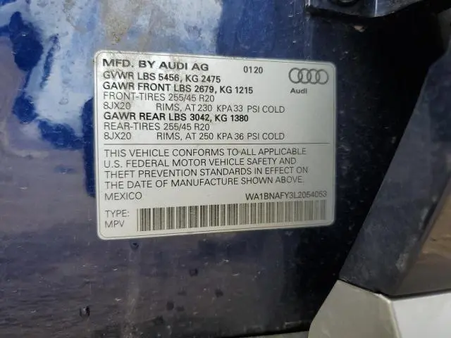 2020 AUDI Q5 PREMIUM PLUS  