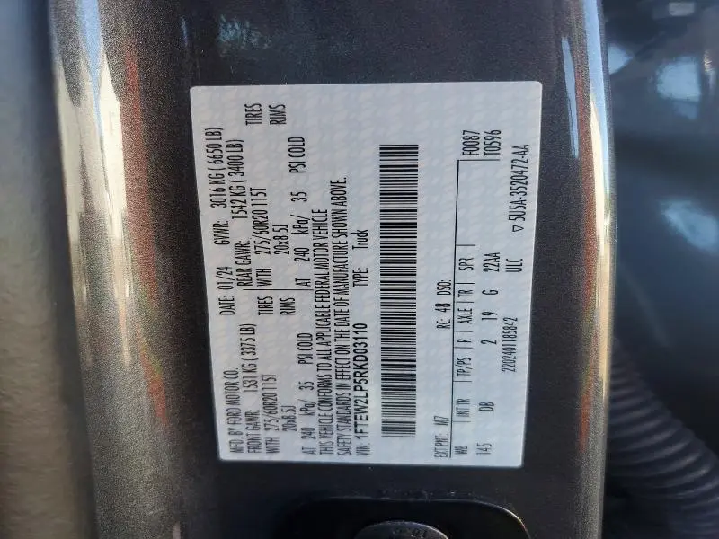 2024 FORD F150 STX  