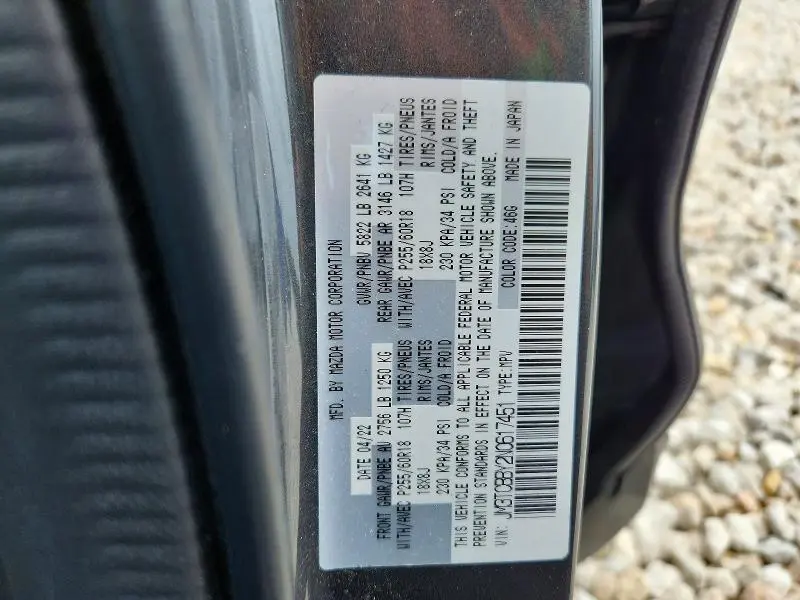 2022 MAZDA CX-9 SPORT  