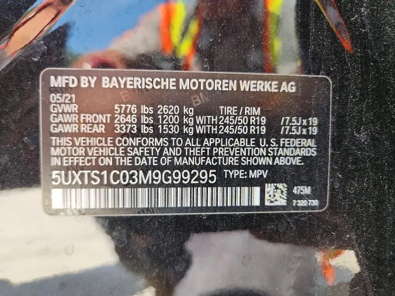 2021 BMW X3 XDRIVE30E  