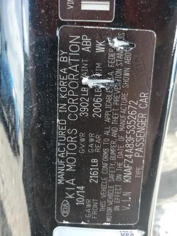 2015 KIA FORTE EX  