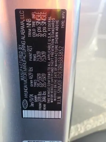 2024 HYUNDAI TUCSON SEL  