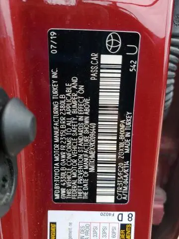 2019 TOYOTA C-HR XLE