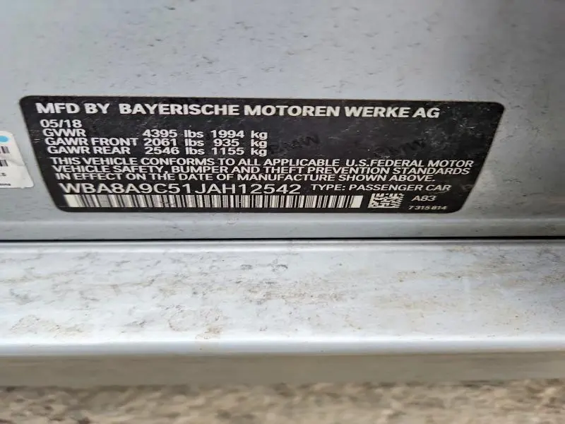 2018 BMW 320 I  