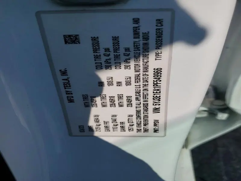 2023 TESLA MODEL 3   