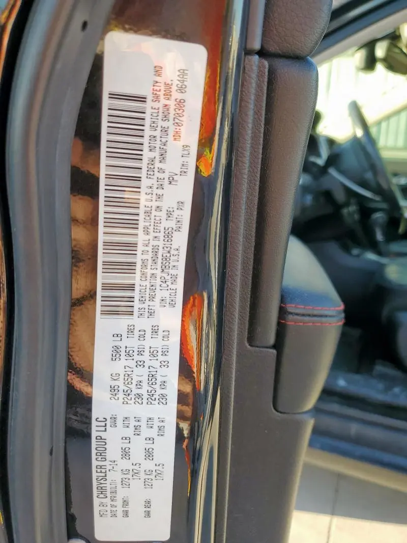 2014 JEEP CHEROKEE TRAILHAWK  