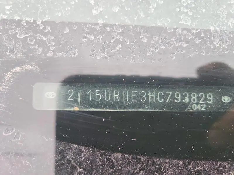 2017 TOYOTA COROLLA L  