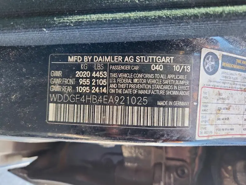 2014 MERCEDES-BENZ C 250  
