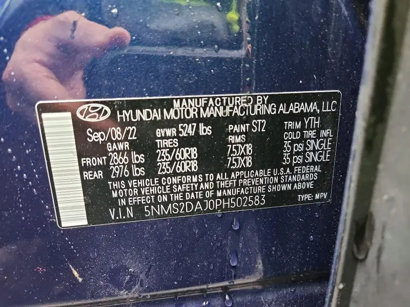 2023 HYUNDAI SANTA FE SEL  