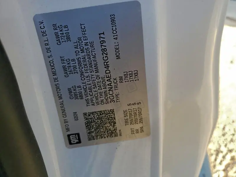 2024 CHEVROLET SILVERADO C1500  