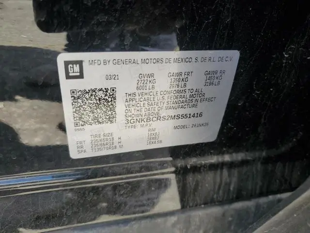 2021 CHEVROLET BLAZER 2LT  