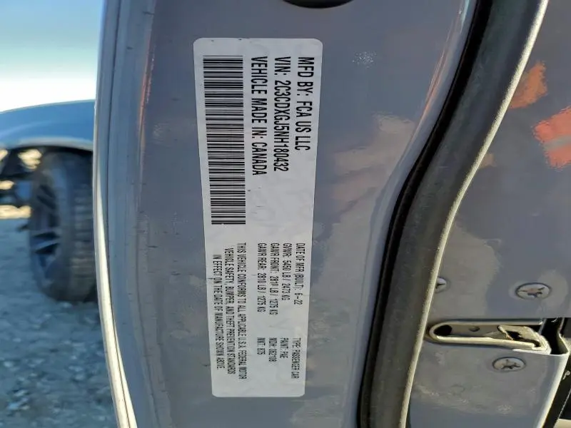 2022 DODGE CHARGER SCAT PACK  