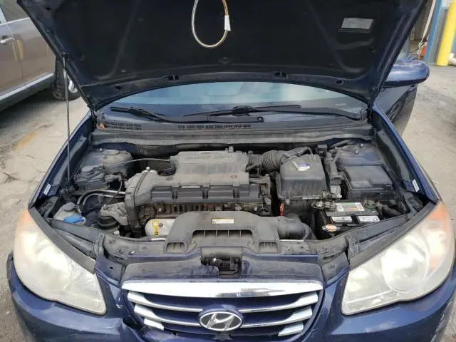 2010 HYUNDAI ELANTRA BLUE  