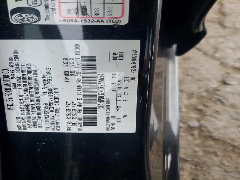 2012 FORD FUSION SEL  