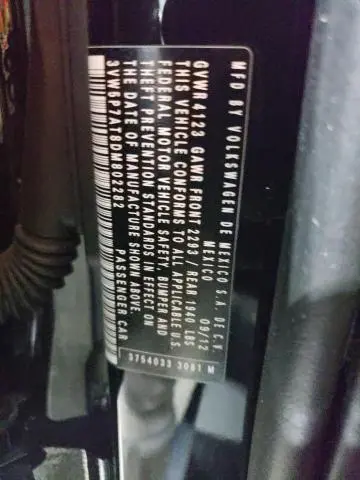 2013 VOLKSWAGEN BEETLE   