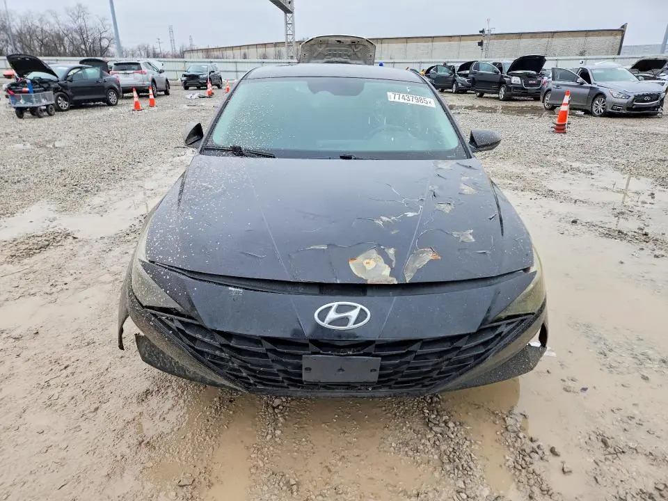2023 HYUNDAI ELANTRA HYBRID 4D SEDAN BLUE