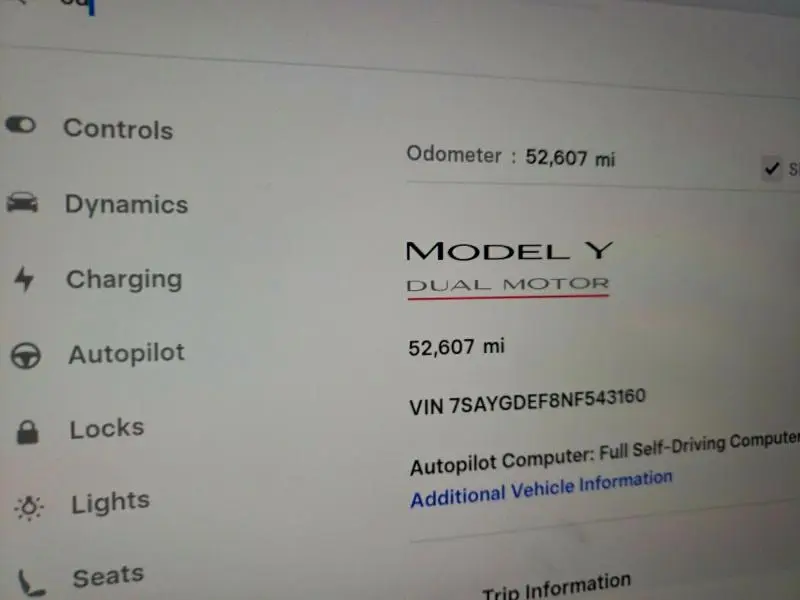 2022 TESLA MODEL Y   