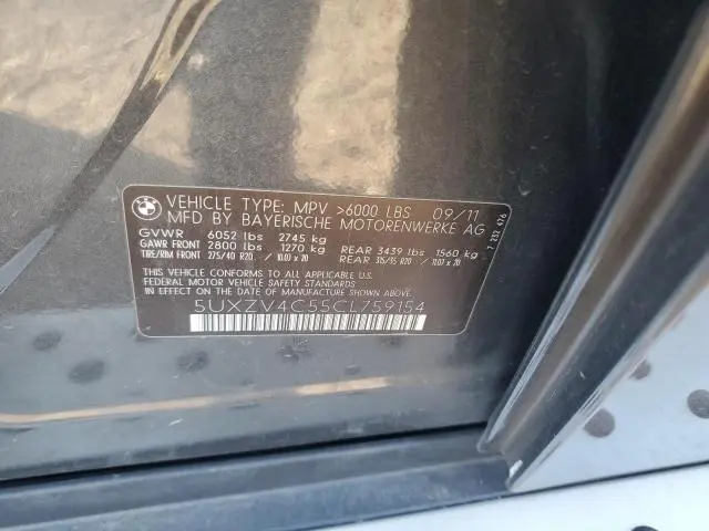 2012 BMW X5 XDRIVE35I  