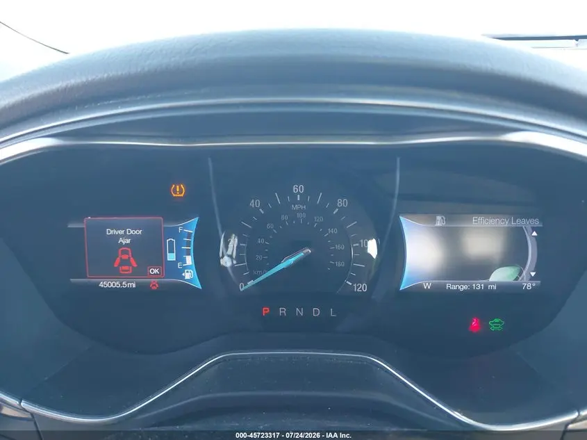 2017 FORD FUSION HYBRID S
