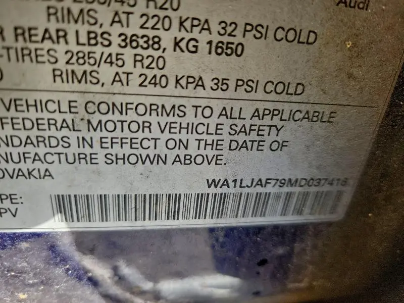 2021 AUDI Q7 PREMIUM PLUS  