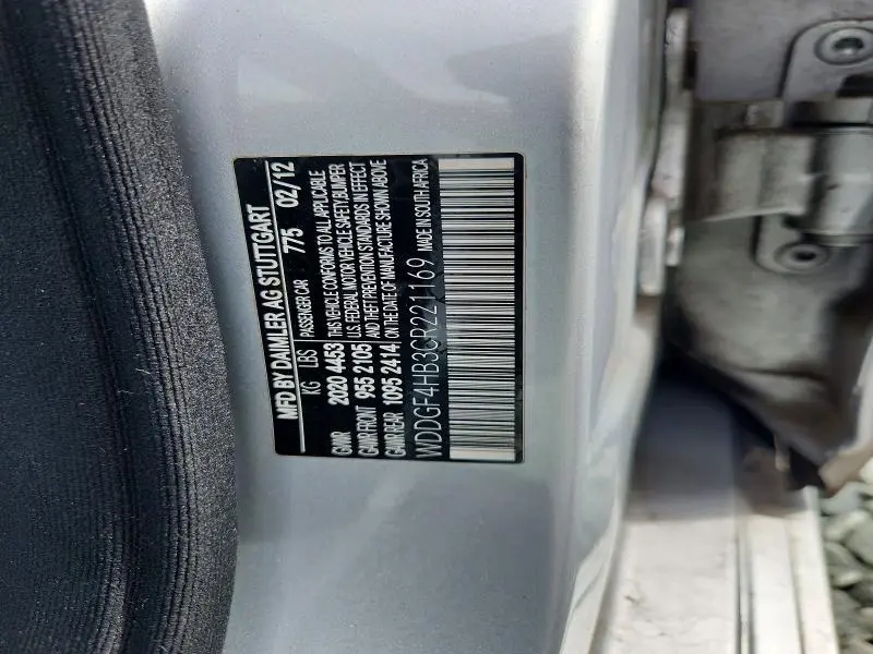 2012 MERCEDES-BENZ C 250  