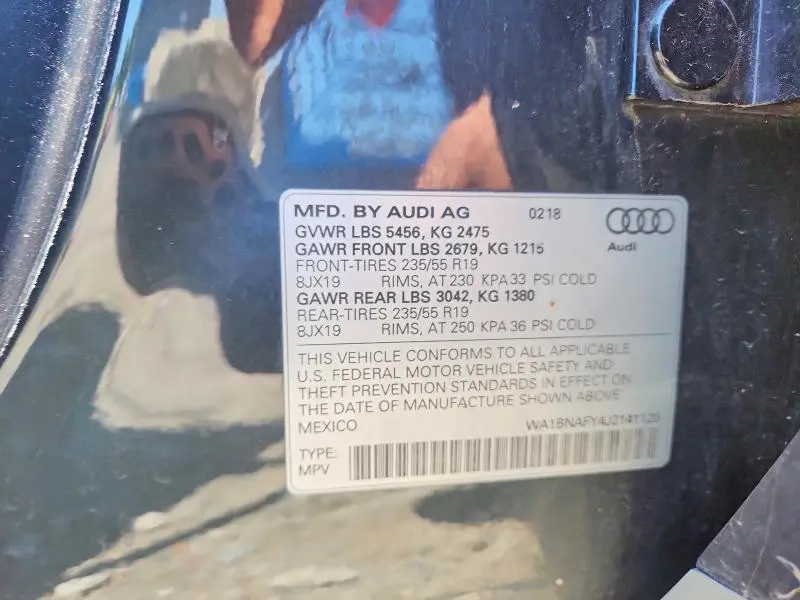 2018 AUDI Q5 PREMIUM PLUS  