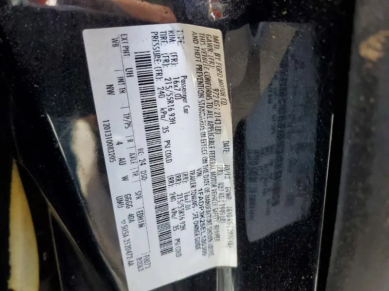 2014 FORD FOCUS SE  