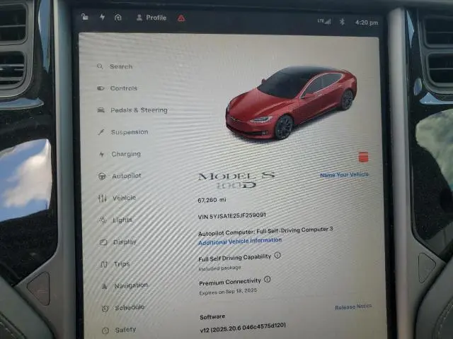2018 TESLA MODEL S   