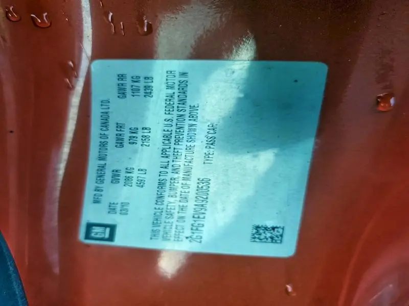 2010 CHEVROLET CAMARO LT  