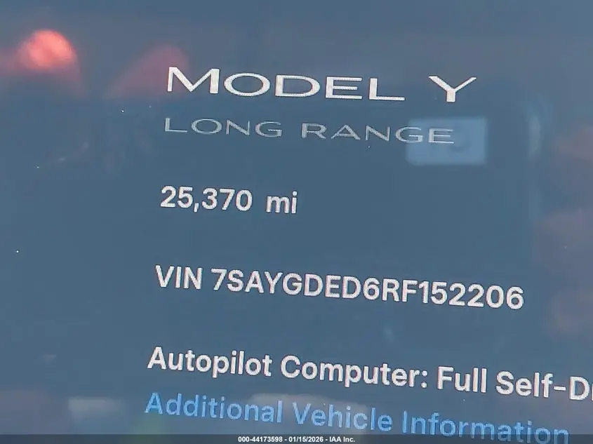 2024 TESLA MODEL Y RWD