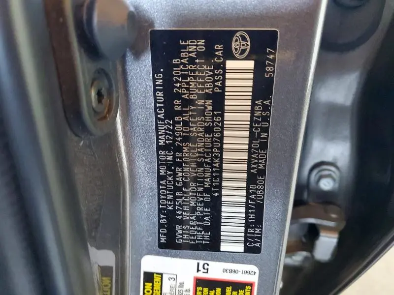 2023 TOYOTA CAMRY LE  