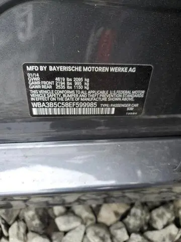 2014 BMW 328 XI SULEV  