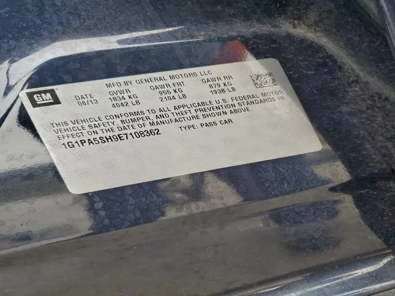 2014 CHEVROLET CRUZE LS  