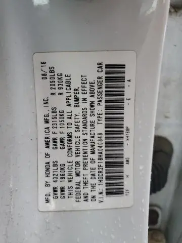 2017 HONDA ACCORD SPORT SPECIAL EDITION  