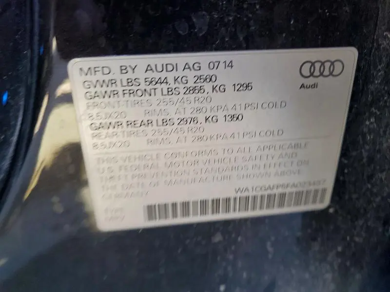 2015 AUDI SQ5 PREMIUM PLUS  