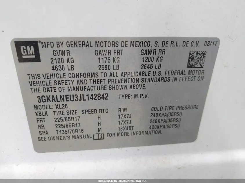 2018 GMC TERRAIN SLE DIESEL