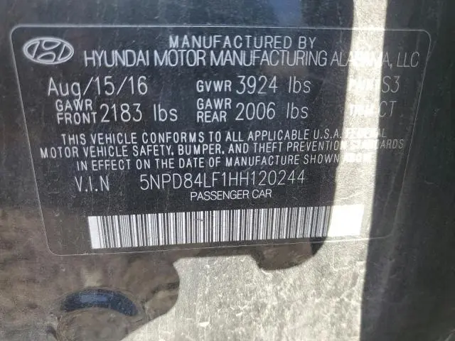 2017 HYUNDAI ELANTRA SE  