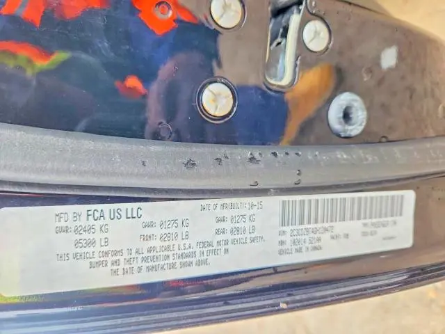 2016 DODGE CHALLENGER R  