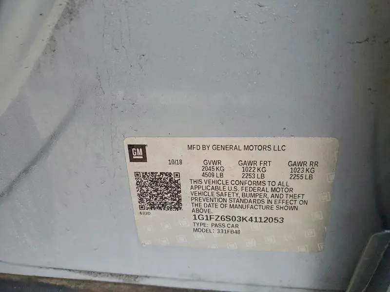 2019 CHEVROLET BOLT EV PREMIER  